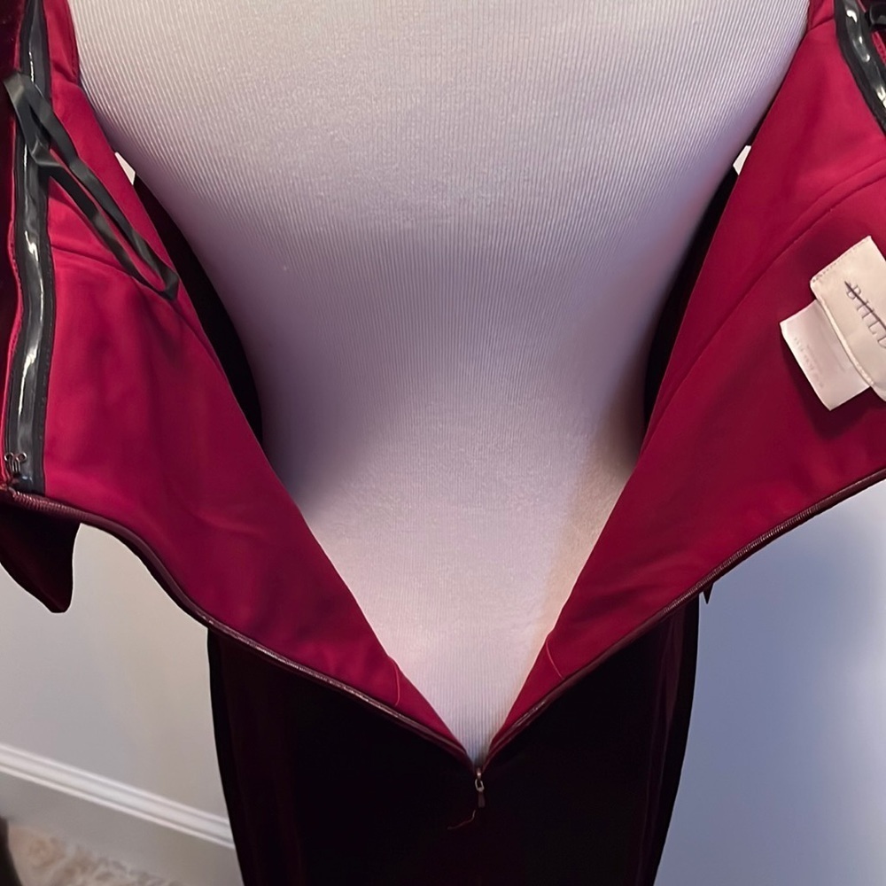 BHLDN Fawn Red Velvet Dress Size 14 NWT - Picture 11 of 17